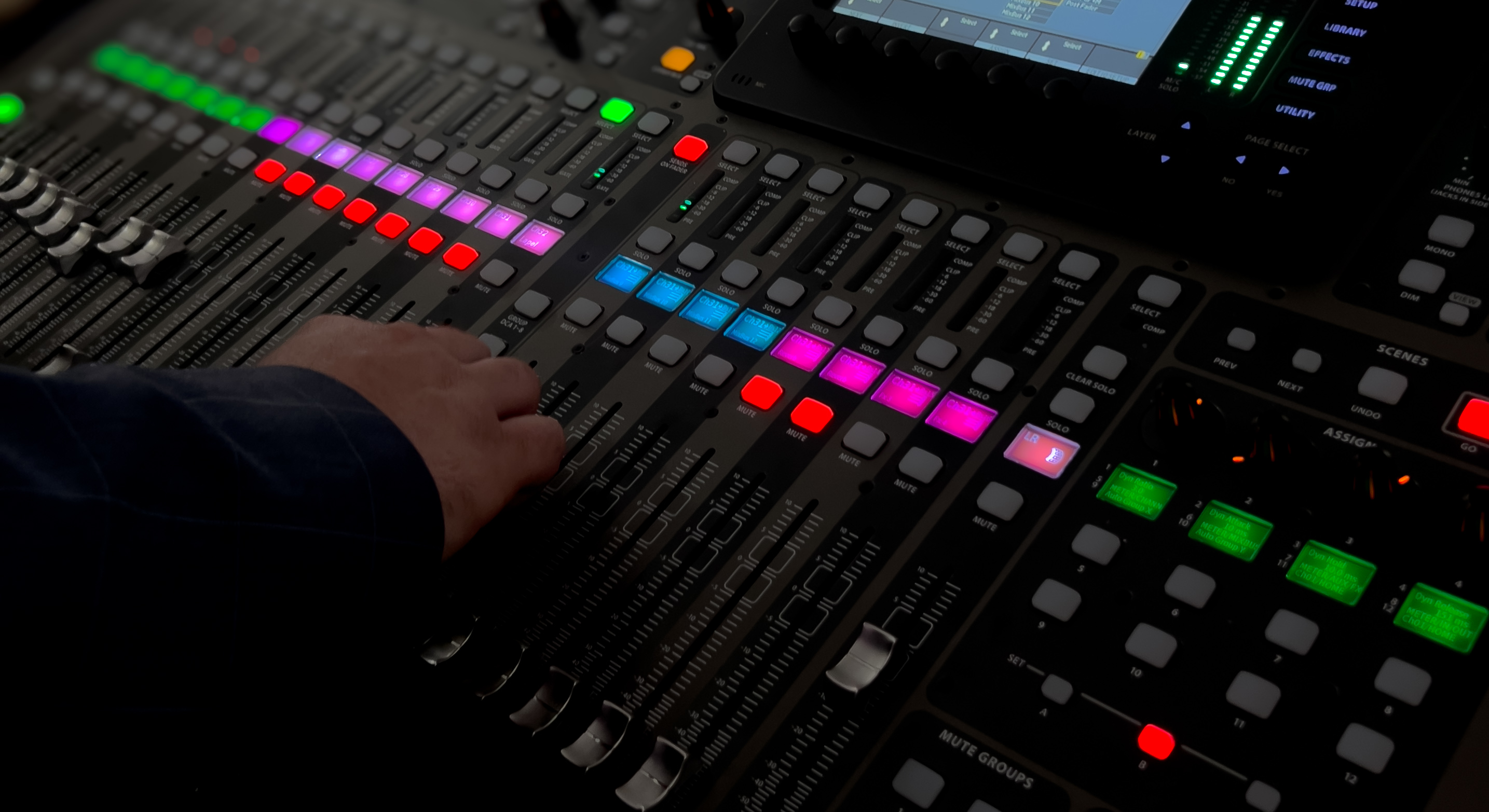 Sound and worship team